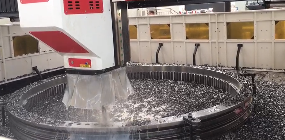 4米雙主軸（Z軸1000mm）風電軸承加工