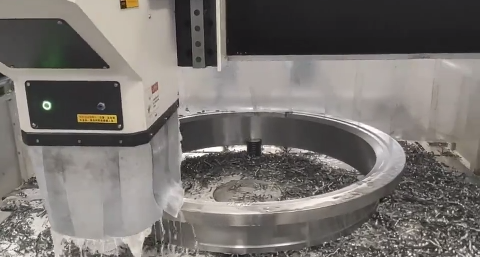 博斯曼重型2020型高速數(shù)控鉆銑床工程機械座圈加工